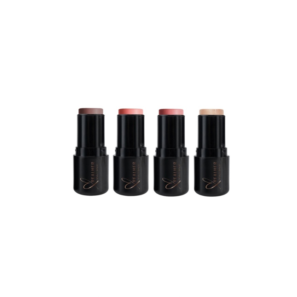 Realher Multi-Use Cream Stick Set - Pink, Brown, Cream